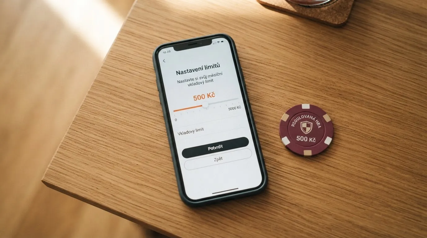 Úřední dokument a logo Ministerstva financí ČR — symbolické vyobrazení licence pro online casino