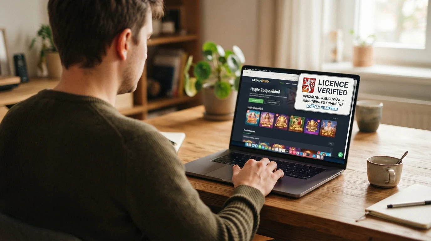 Výřez z veřejného seznamu licencovaných provozovatelů MF ČR s logy licencovaných kasin