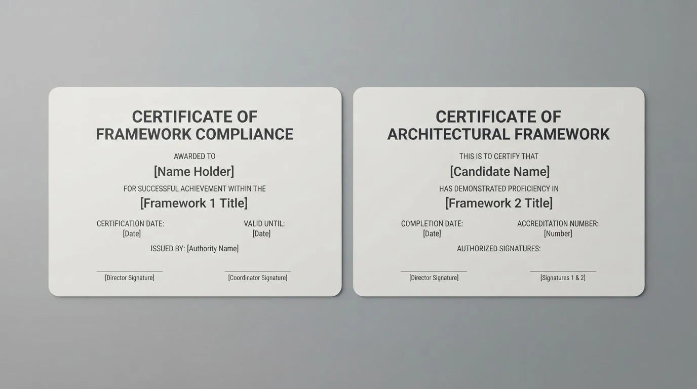 Dva licenční certifikáty vedle sebe — česká licence Ministerstva financí ČR a offshore licence Curaçao eGaming