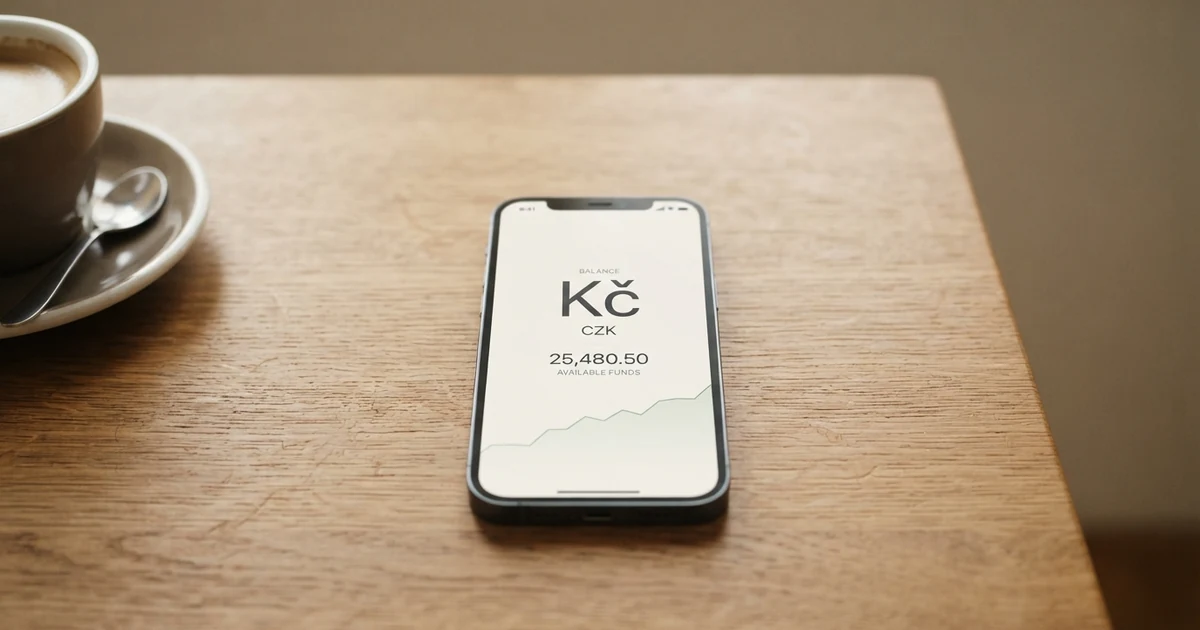 Mobilní telefon s platební peněženkou NeteraPay a tlačítkem vkladu