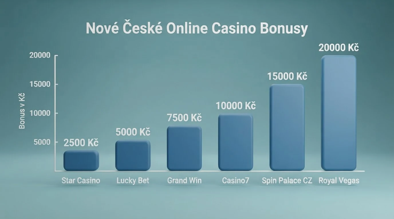 Infografika: porovnání počtu free spinů bez vkladu, hodnoty spinu a bonusových podmínek napříč operátory
